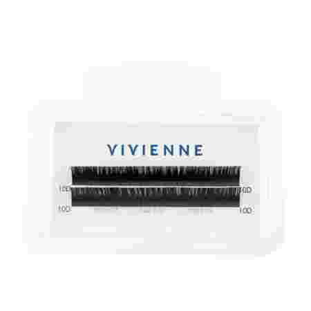 Ресницы Vivienne ELITE Черный 2 линии (0,07*C 9 мм)