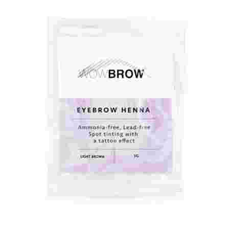 Хна для бровей Vivienne WOWBROW 1 сашет 1 гр (Light Brown)
