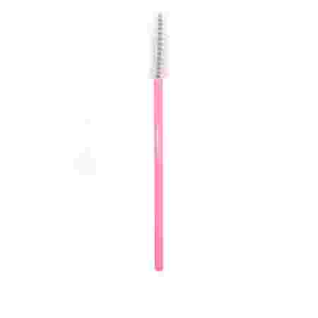 Щеточка для ресниц Vivienne розовая ручка 10 шт (Белая)