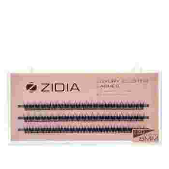 Ресницы ZIDIA Cluster 3 ленты 12D (01*C 8 мм)