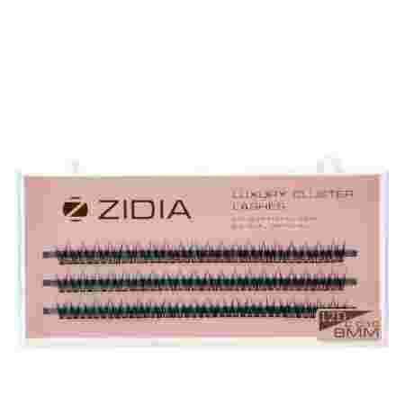 Ресницы ZIDIA Cluster 3 ленты 12D (01*C 8 мм)