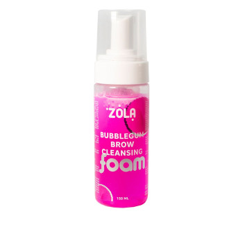Пена для бровей очищающая розовая Zola Bubblegum Brow Cleansing 150 мл