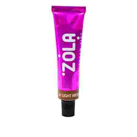 Краска для бровей с коллагеном Zola Tint With Collagen 15 мл (01 Light brown)