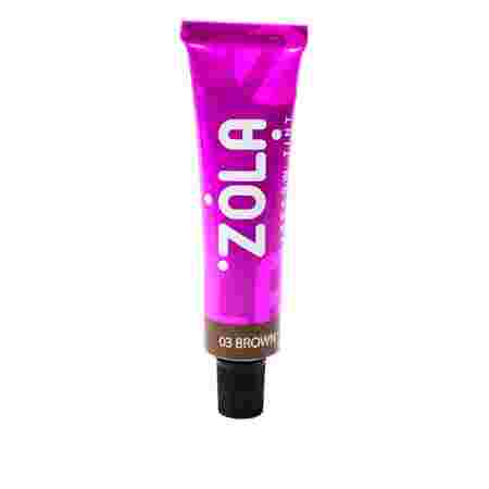 Краска для бровей с коллагеном Zola Tint With Collagen 15 мл (03 Brown)