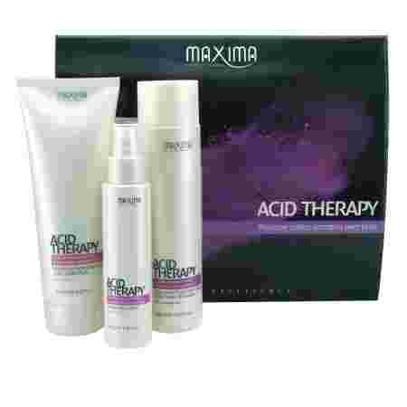 Набор для сохранения цвета волос Maxima Acid Therapy шампунь 250 мл + маска 250 мл + флюид 100 мл