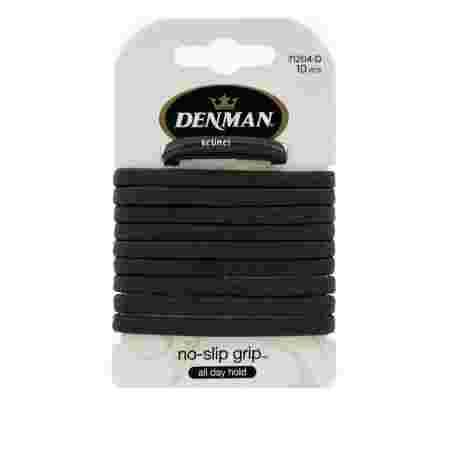 Резинка для волос Denman коричневая 10шт